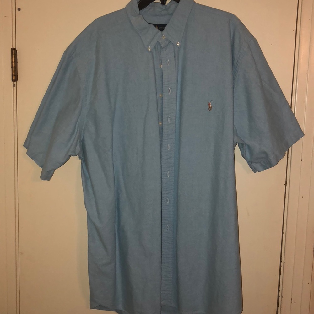 RALPH LAUREN 3XLT short sleeve button up